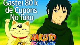 Naruto Online #04: GASTEI 80K DE CUPONS NO FUKU SER&Aacute; SE VEIO JACKPOT?