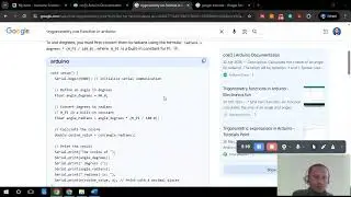 Function Trigonometry Cos Arduino IDE