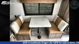Eye-catching 2026 CrossRoads Zinger Lite Travel Trailer RV For Sale in Alvin, TX | RVUSA.com