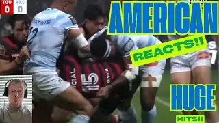 American Reacts HUGE Rugby Hits!!!!