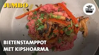 Wat eten we? Bietenstamppot met kipshoarma