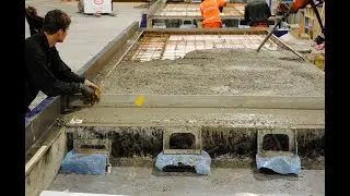 Tillverkning Prefab Betongelement p&aring; ByggBr&ouml;derna i Falkenberg