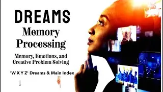 'W X Y Z' Dreams Index: The Science of Dreams: Memory, Emotions, and Creative Problem Solving