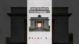 Wiemɔ Ga | Count 1-10 in the Ga language #ghana #galanguage #ghanaian #ghanaianlanguage #numbers