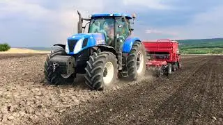 Tume Nova Combi 4000/ New Holland T7070 seeding