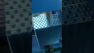 Condenser fin punching machine