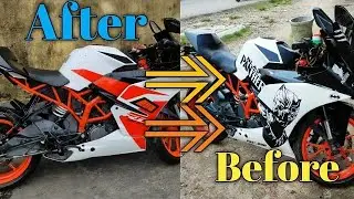 KTM Rc Graphics Modified / Black Panther / Upgrade New KTM Rc / KTM vlog #2 /