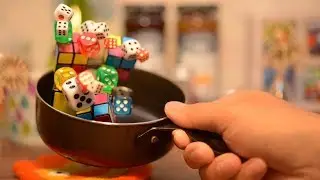 stopmotion cooking. Ghibli and mysterious sweets. ASMR. Animation. コマ撮りレビュー &音フェチ