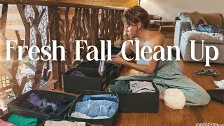 Fresh Fall Start ✨🏠🍂 45 Minute Real-Time Cozy Clean & Organize With Me