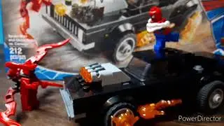 Building lego spiderman and ghost rider vs. carnage | 76173