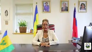 H.E. Ambassador Andrea Clare Bowman and Minister Counsellor Elroy Wilson