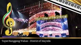TAPAT HANGGANG WAKAS | District of MAYNILA - Himig ng Kaligtasan Buklod Edition Grand Finals 🎧🎼🎶 🎤