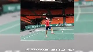 The solution against a Moonballer by ATP N&deg;52 Dusan Lajovic. Easy! (Davis Cup 2023)