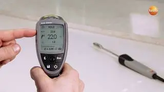 How to - testo 835 Infrared Thermometer - Displayed Measurement Values