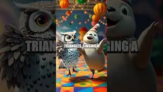 Piper the Penguin's Adventure in Shapes