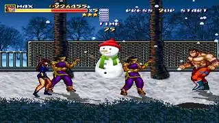 Winter Party (Streets of Rage Remake (v5.1) Mod) (PC) (Max) Walkthrough