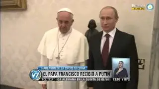 Visi&oacute;n 7: Francisco recibi&oacute; a Putin