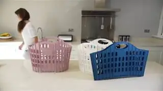 Addis Fold Flat Laundry Basket