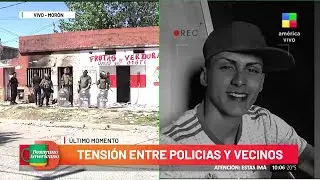 🔴 Morón: disturbios tras la muerte de un joven por una bala perdida