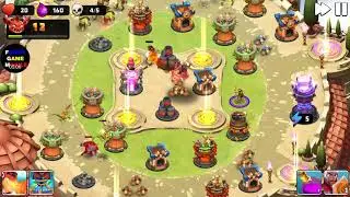 FGMobile - Castle Creeps TD: Chapter 45 - Level 178 - Vicious Circle ( Without Sentinel )