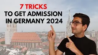 7 tricks to get admission in germany 2024 | study in germany