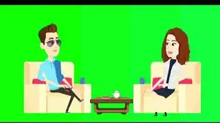 Green Screen Cartoon Characters | Cartoon Talking | No Copyright