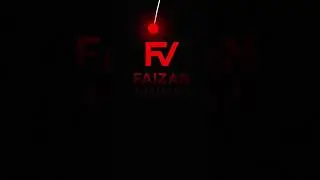 A simple clean logo revealing with the help of light