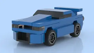 LEGO Microscale Nissan Skyline 🧱💨 Built to Drift, Born to Brick! 🔧🔥  #legobuild #legomoc #lego