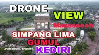 DRONE VIEW II KEINDAHAN IKON KEDIRI SIMPANG LIMA GUMUL MASSEEEEHHH #simpanglimagumul #kedirihitz