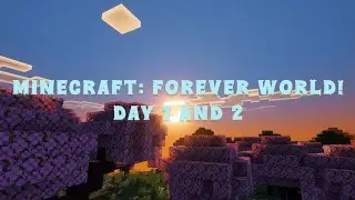 Minecraft| Starting my forever world with shaders! Shader credits:Poggy