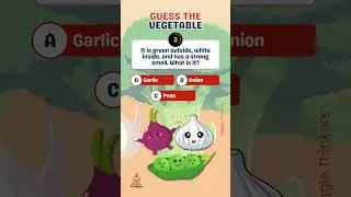 Guess the Vegetable Quiz 🥕🥦 |Vegetable Quiz for Kids PART 2