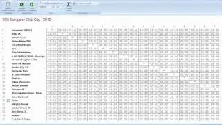 ChessBase 11 Crosstables
