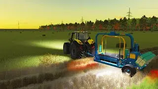 Contract field Bales Wrapping And More Work Nf March 4x farm fs25