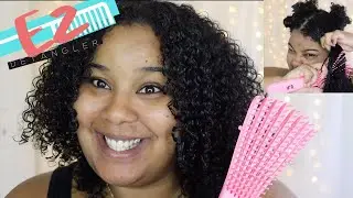 EZ DETANGLER BRUSH REVIEW | HONEST EZ DETANGLER BRUSH REVIEW | NATURAL CURLY HAIR