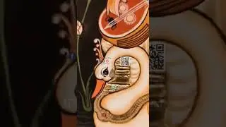 Tanjore Painting of Goddess Saraswathi on Swan.We Do Customise Tanjore Paintings As Per Customers.