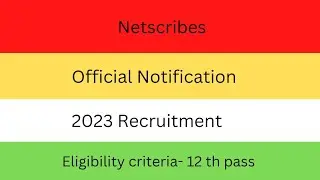 Netscribes Recruitment