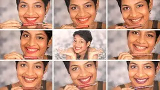 Faces Ultime Pro Matte Lip Crayon 👄All 33 शेड्स Hindi Subtitles💄💄