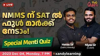 NMMS ന് SAT ൽ ഫുൾ മാർക്ക് നേടാം! | Science V/S Social Science | NMMS Special Menti Quiz #nmms