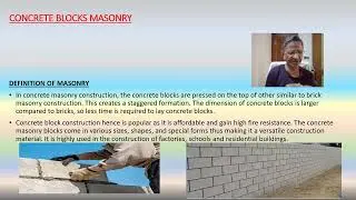 DEFINITION, TYPE AND METHODOLOGY OF DIFFERENT TYPE OF MASONRY