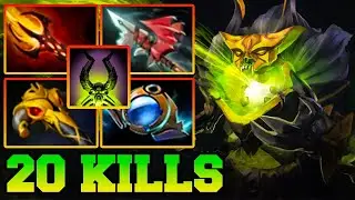Pugna Dota 2 Mid Rampage 7.33 Pro Gameplay Carry Guide Support Build дота 2 пугна