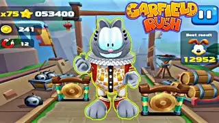 Garfield Rush | Chase Harry's tricky cat and dodge obstacles 😎 character noble . running game