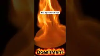 Hot Spoon VS Soap &mdash; Satisfying Melting Reaction! 🔥 #shorts