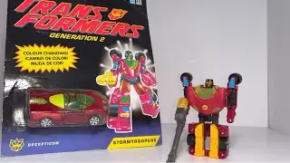 Transformers generation 2 Drench review. G2 stormtrooper colour changer figure