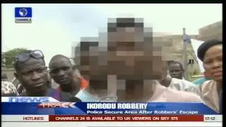 Police Secure Area After Robbers Attack 2 Banks In Ogolonto, Ikorodu