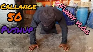 Callange 50 Pushups har Gaya 🤣 | Funny vlog fun moment 😆