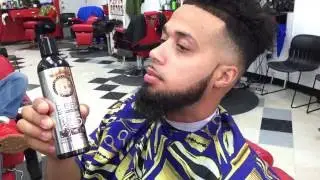 HOW TO USE THE BEARD GUYZ TOTAL SYSTEM AT THE BARBERSHOP/JEFF THE MASTER BARBER TUTORIAL