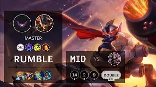 Rumble Mid vs LeBlanc - KR Master Patch 12.4