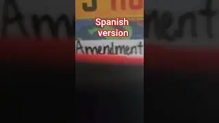 En Espan̈ol Relato de Primer y Segundoa Enmienda parte de las 10 (Bill of Rights)