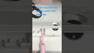 #unboxing smart UV sterilizer toothbrush holder with open cover sensor #toothbrushholder