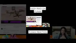 KASH PLAYS RAID ON PUNKK || PUNKK REACTION #shorts #kashgaming #scout